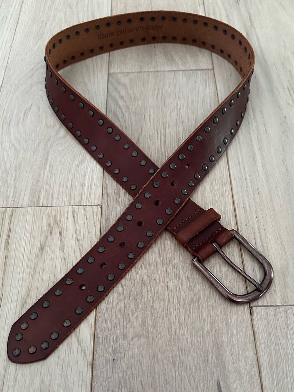 Vintage leather belt - Picture 2 of 15